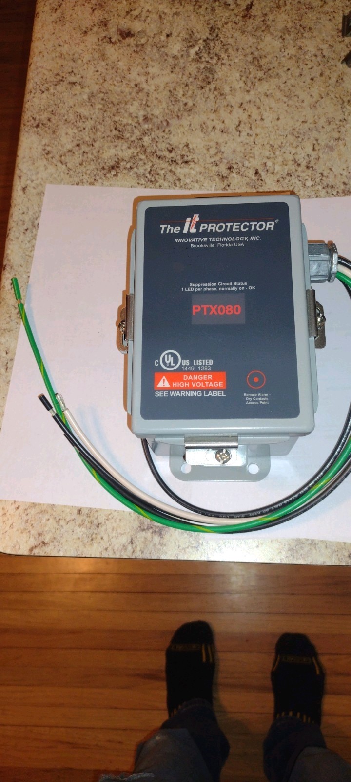 Innovation Technology PTX080-3Y101 Surge Suppressor, Sealed Box, Pic Is Another