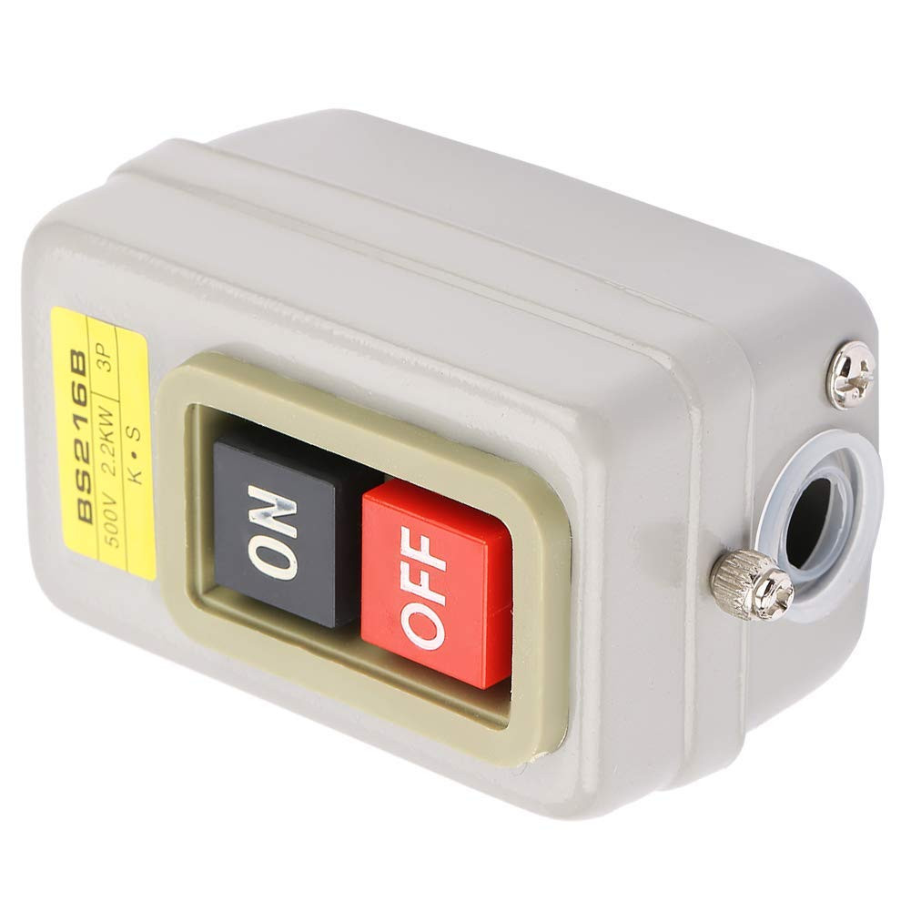 110/220/380V Push Button On/Off Start Stop Switch for 3 Phase Equipment