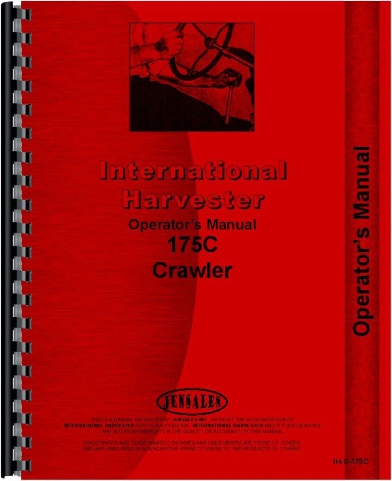 IH International 175C Crawler Owners Operators Manual Track Loader