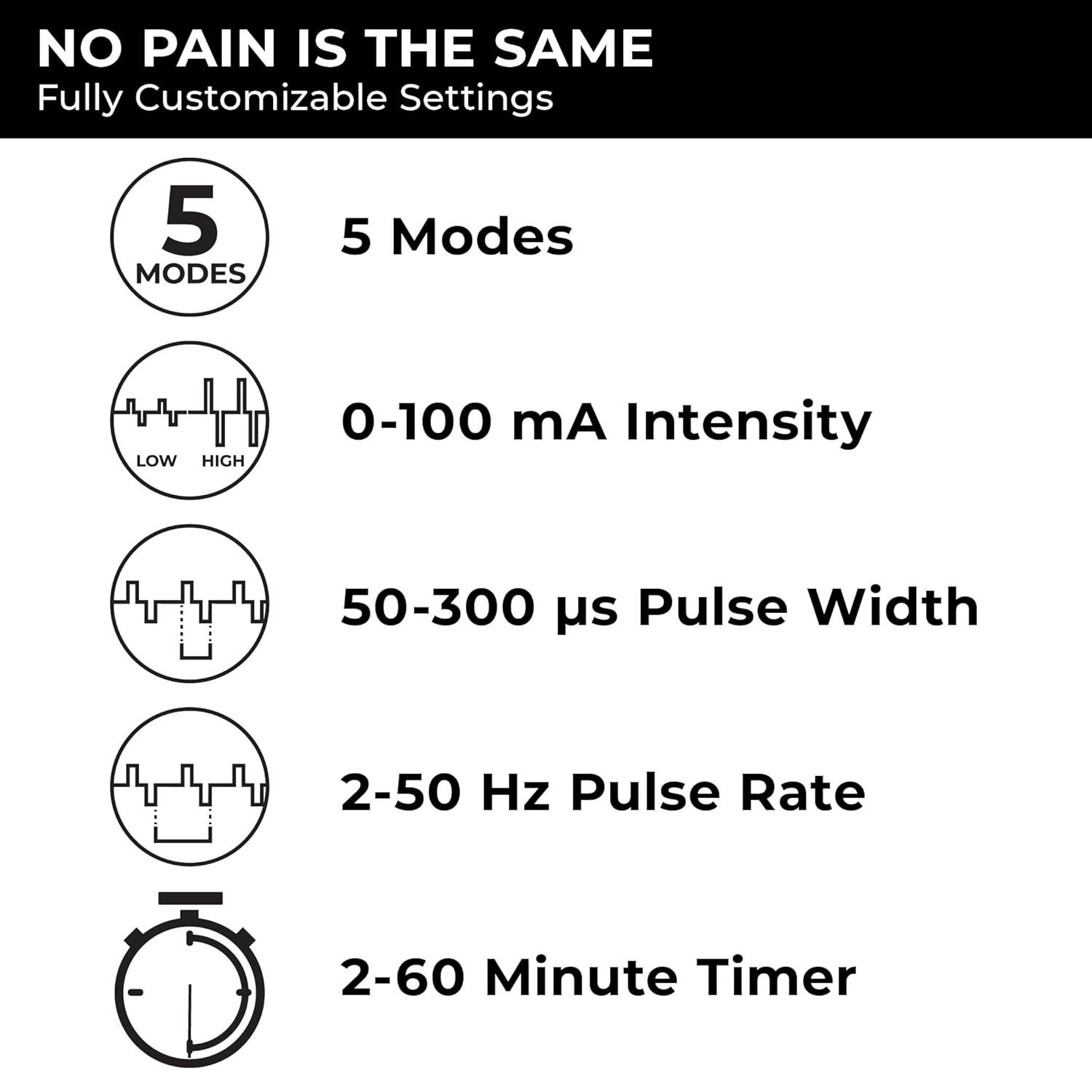 TENS 7000 Digital TENS Unit with Accessories – TENS Unit Muscle Stimulator for B