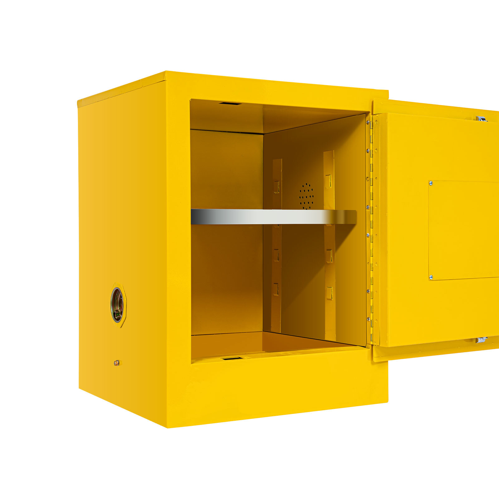 45.5L/12gal Fireproof Safety Storage Welded Cabinet Bin Flammable Liquid Storage