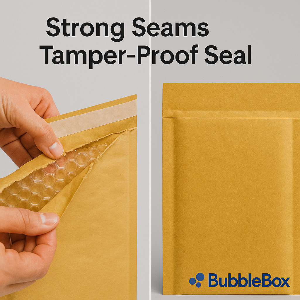#000 4×8 Kraft Bubble Padded Envelopes Mailers Yellow Shipping Bags Bubblebox