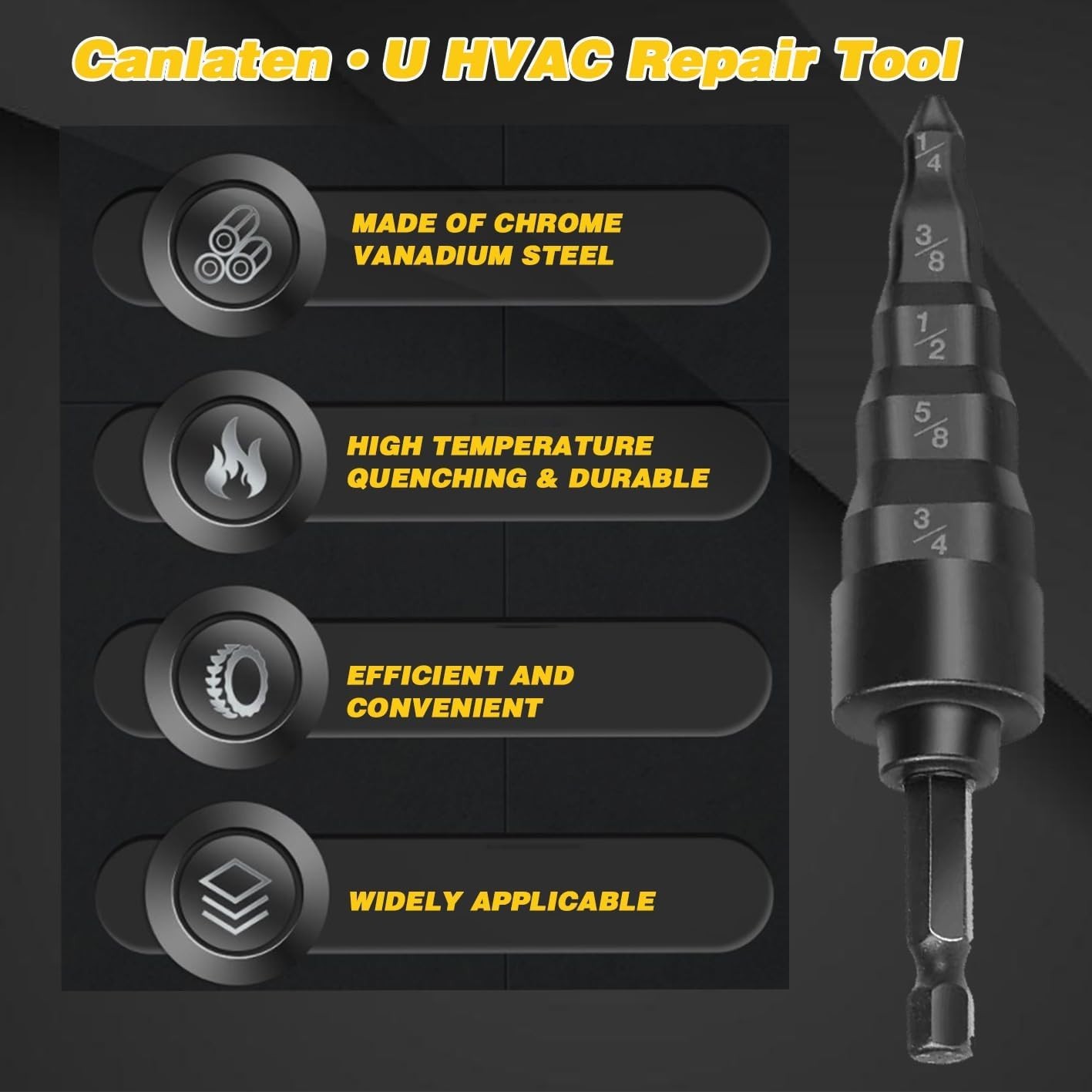 Compact Copper Tubing Tool Set: 5-in-1 Drill for Efficient HVAC Solutions