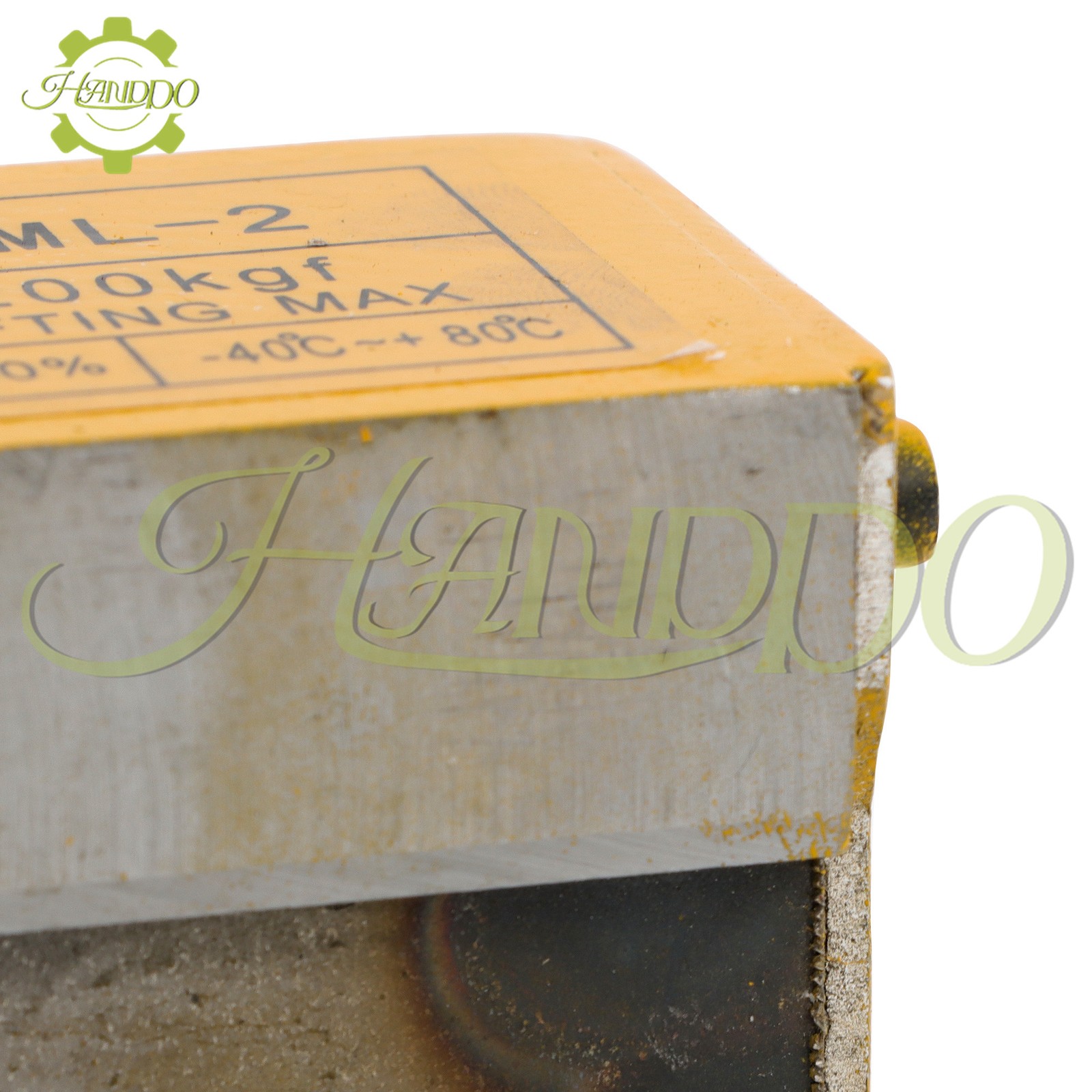 Permanent Magnetic Lifter Lifting Magnet 440 lbs/200 kg 2.5 Safety Factor Yellow