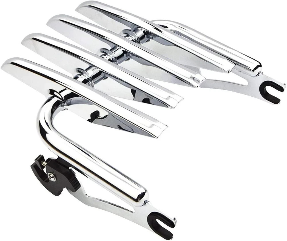 Detachable Sissy Bar Passenger Backrest Pad & Luggage Rack for Touring 09-25