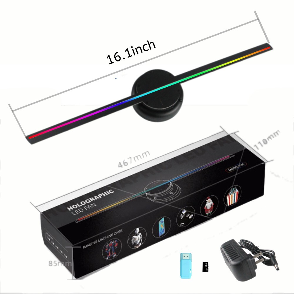 Christmas 3D Holographic Projector Wifi Hologram Fan ghost hologram Projection