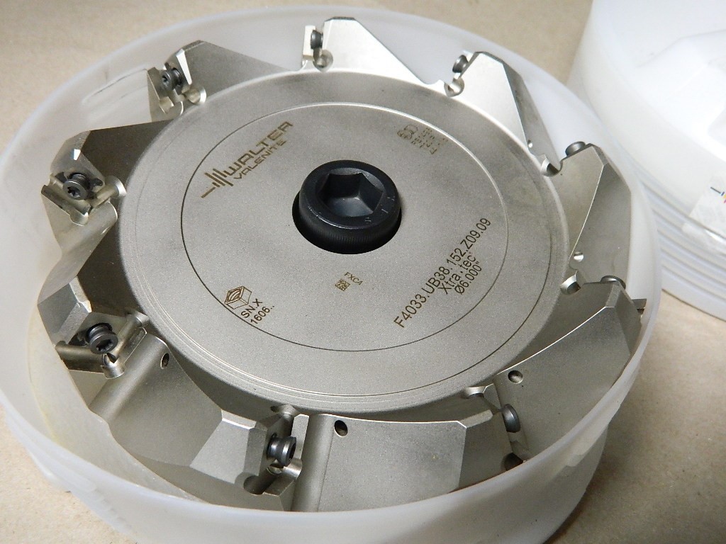 Walter Valenite F4033.UB38.152.A09.09 Xtra Tec 6″ Diameter FaceMill NEW