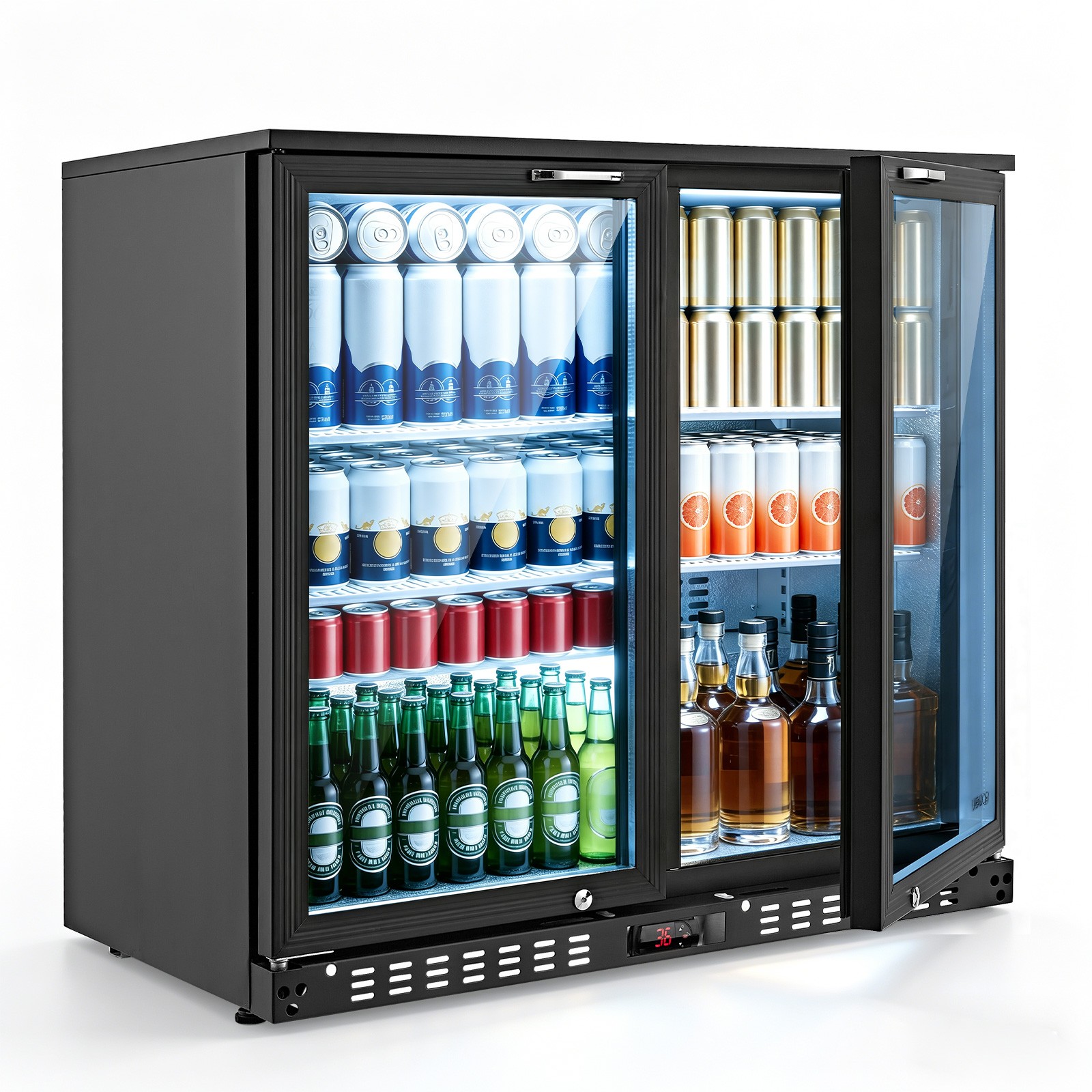 VEVOR 7.4 Cu.Ft Back Bar Cooler Commercial Beverage Refrigerator Under Counter