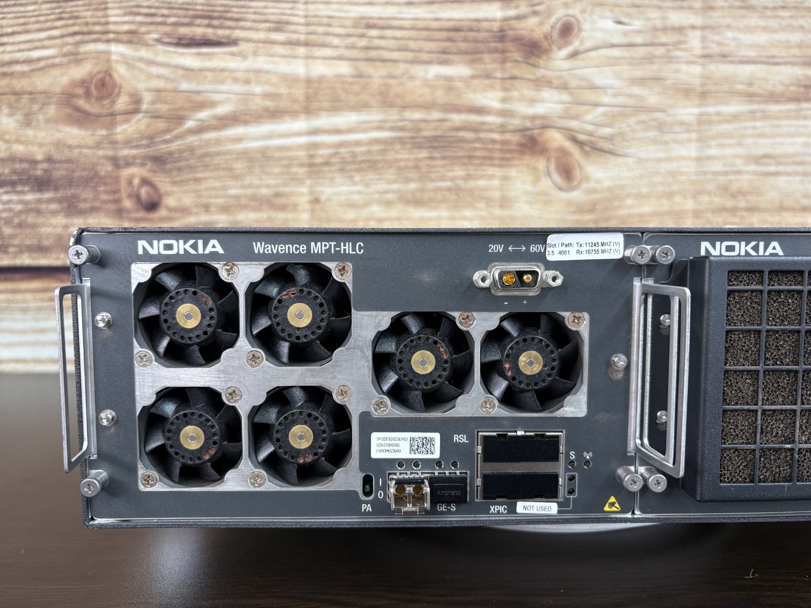 Alcatel Lucent/Nokia Wavence MPT-HLC TX 11245.000 MHz; 3EM24081AA