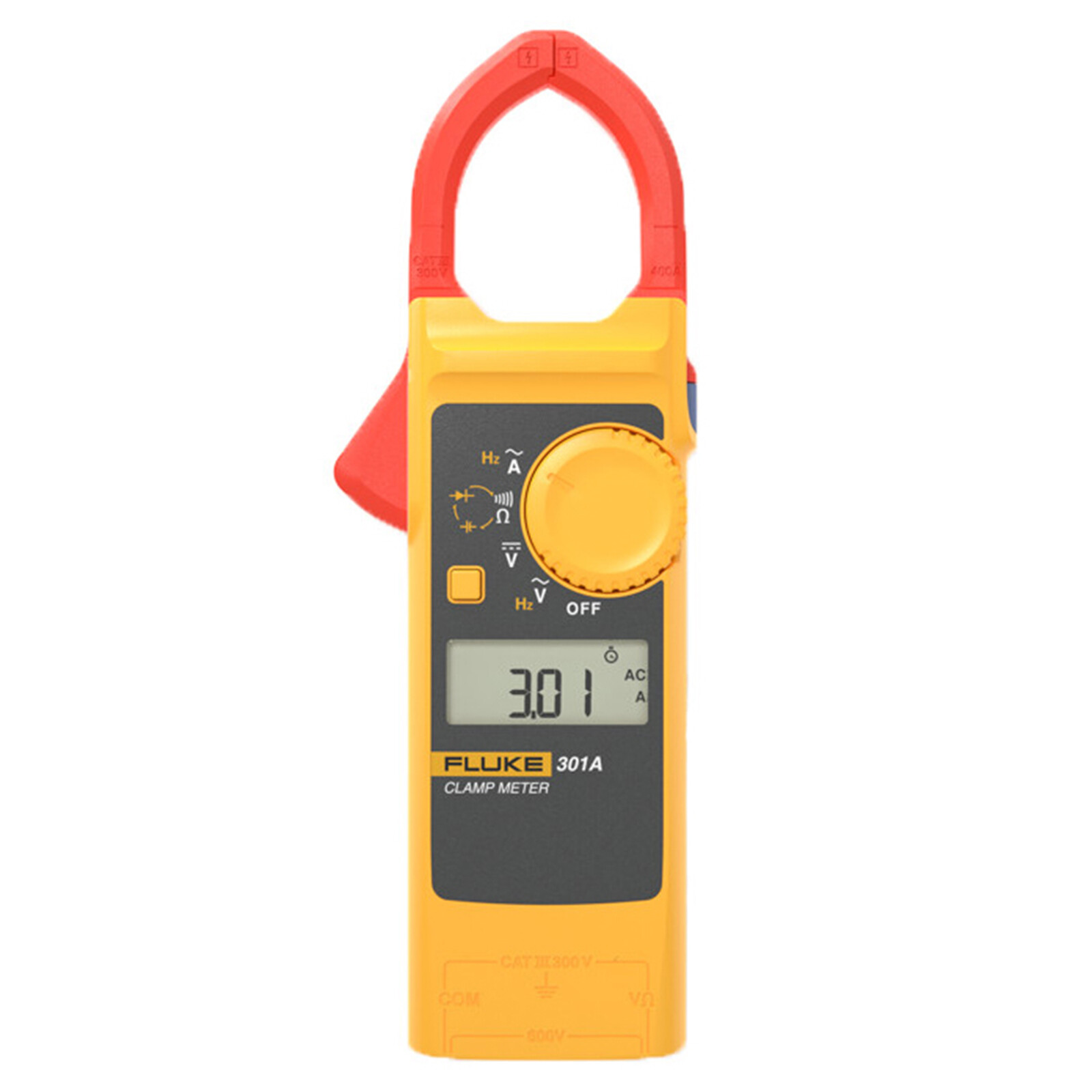 NEW Fluke 301A AC Digital Clamp Meter Voltage Tester Multitester FREE Shipping#L