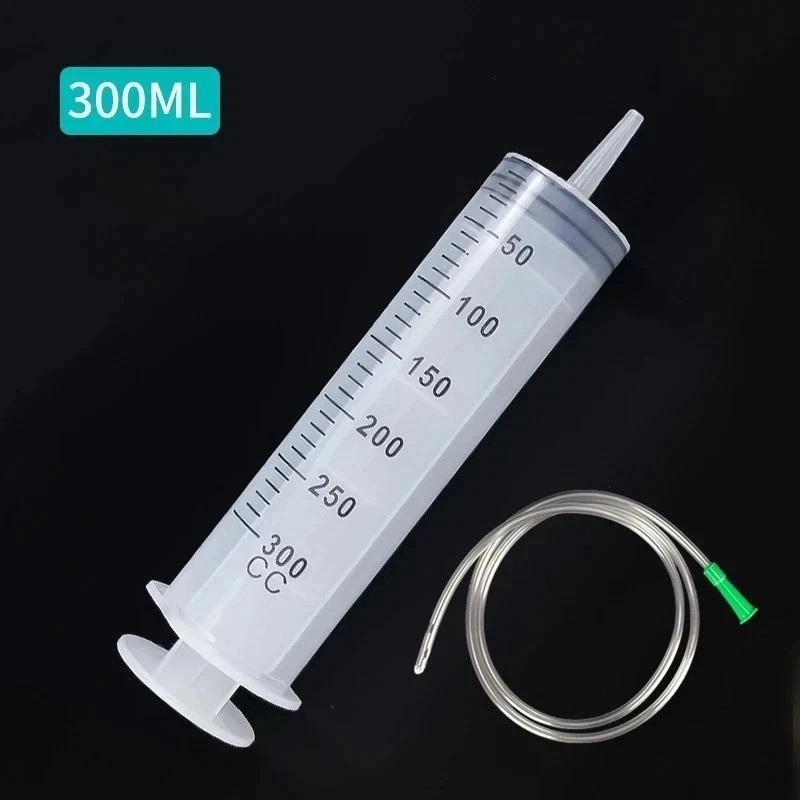 100ml 300ml 500ml Large Capacity Syringe with Hose Oil Pump Pet Feeding Measure
