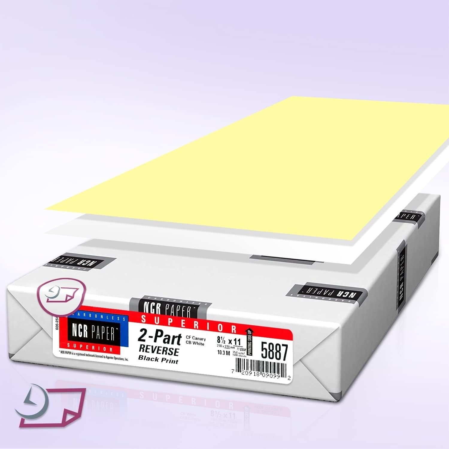 2-Part Reverse Collated Paper Pack – 500 Sheets