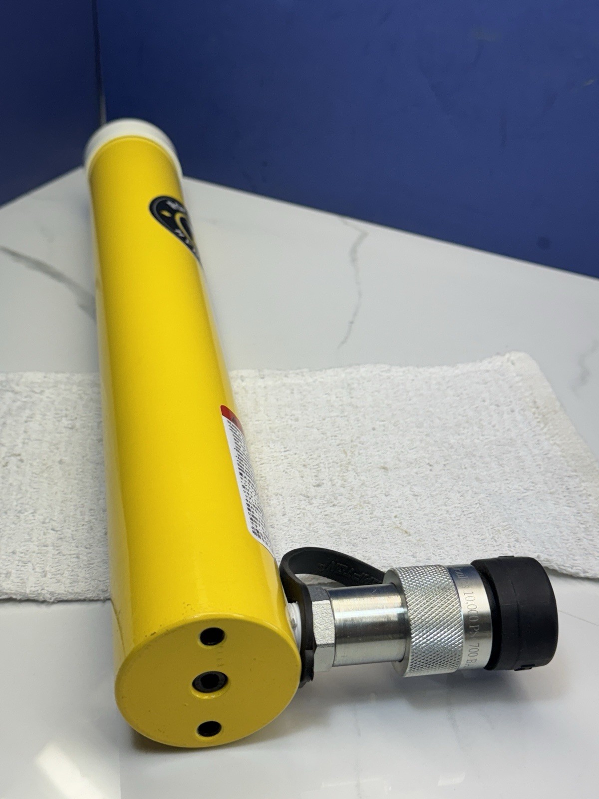 10 ton 14 inch stroke single acting cylinder with internal return spring HD NEW!