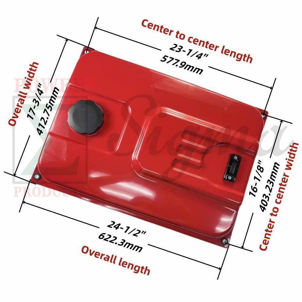 30L Fuel Tank with Bottom Vent for Predator 7250/9000Watt Non-Inverter Generator