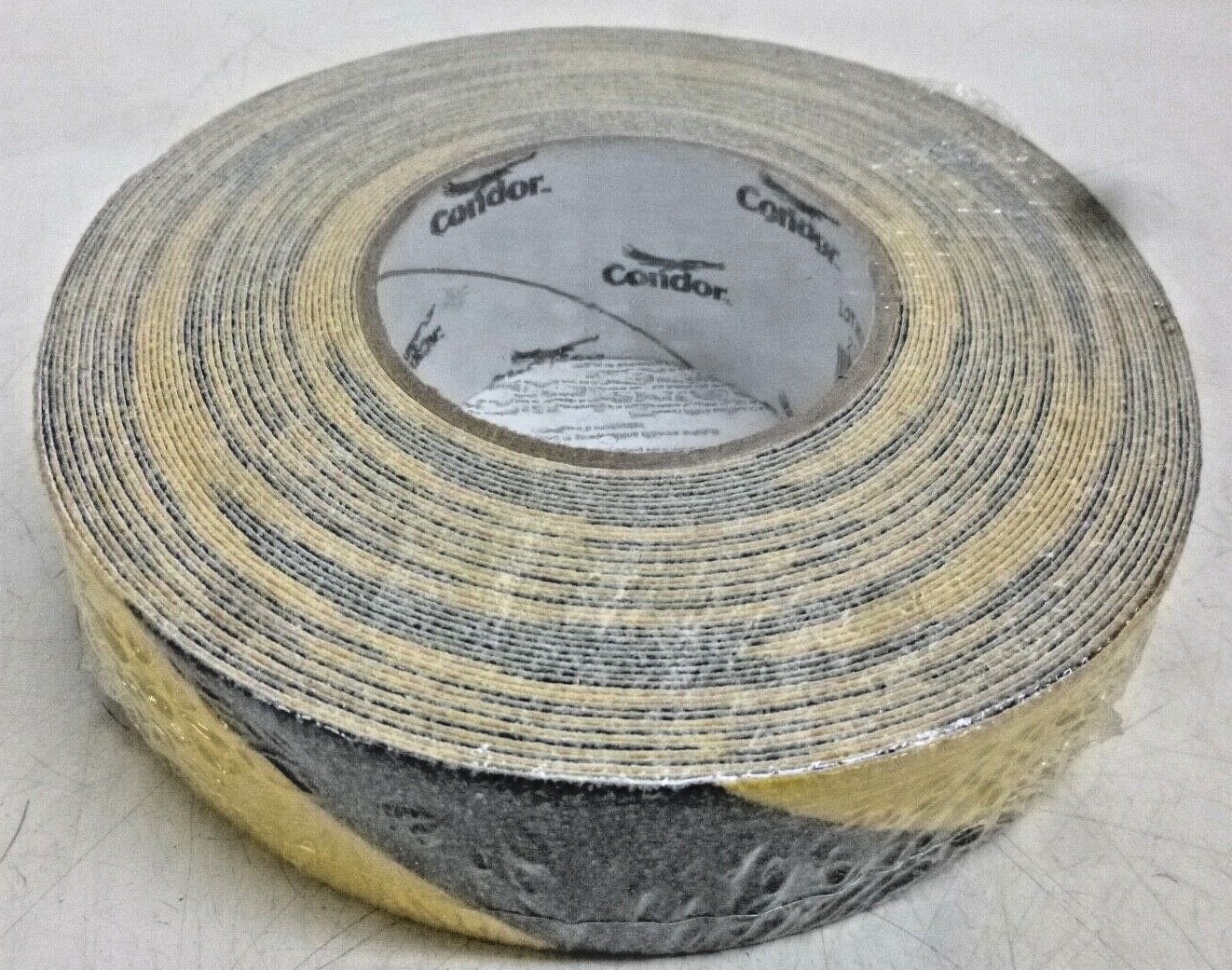 NEW CONDOR Black/Yellow Anti-Slip Tape, 2″X60.0 ft., 80 Grit Silicon Carbide