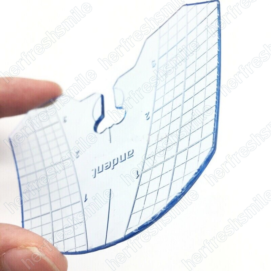 2Pcs Dental Guide Template Plate Denture False Teeth Arrangement Articulator USA