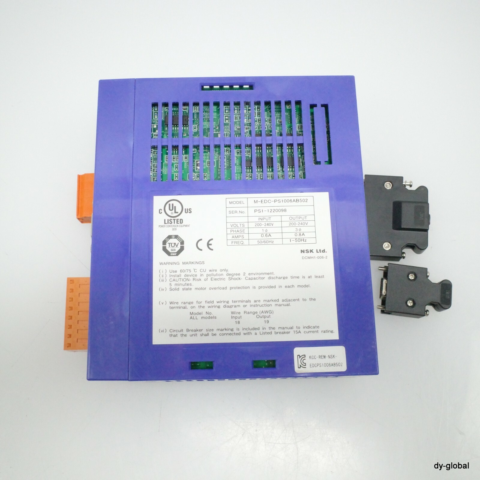 NSK Dynamic Drive Used M-EDC-PS1006AB502-B Motor Driver DRV-I-2179=8E32