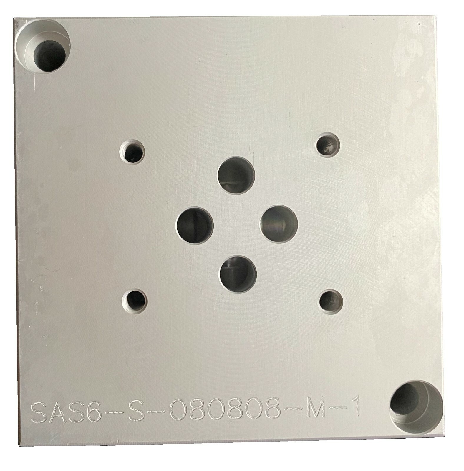 Sub plate D03 NG6 Cetop 3 Pattern for Mounting Hydraulic Valves Aluminum Anodize