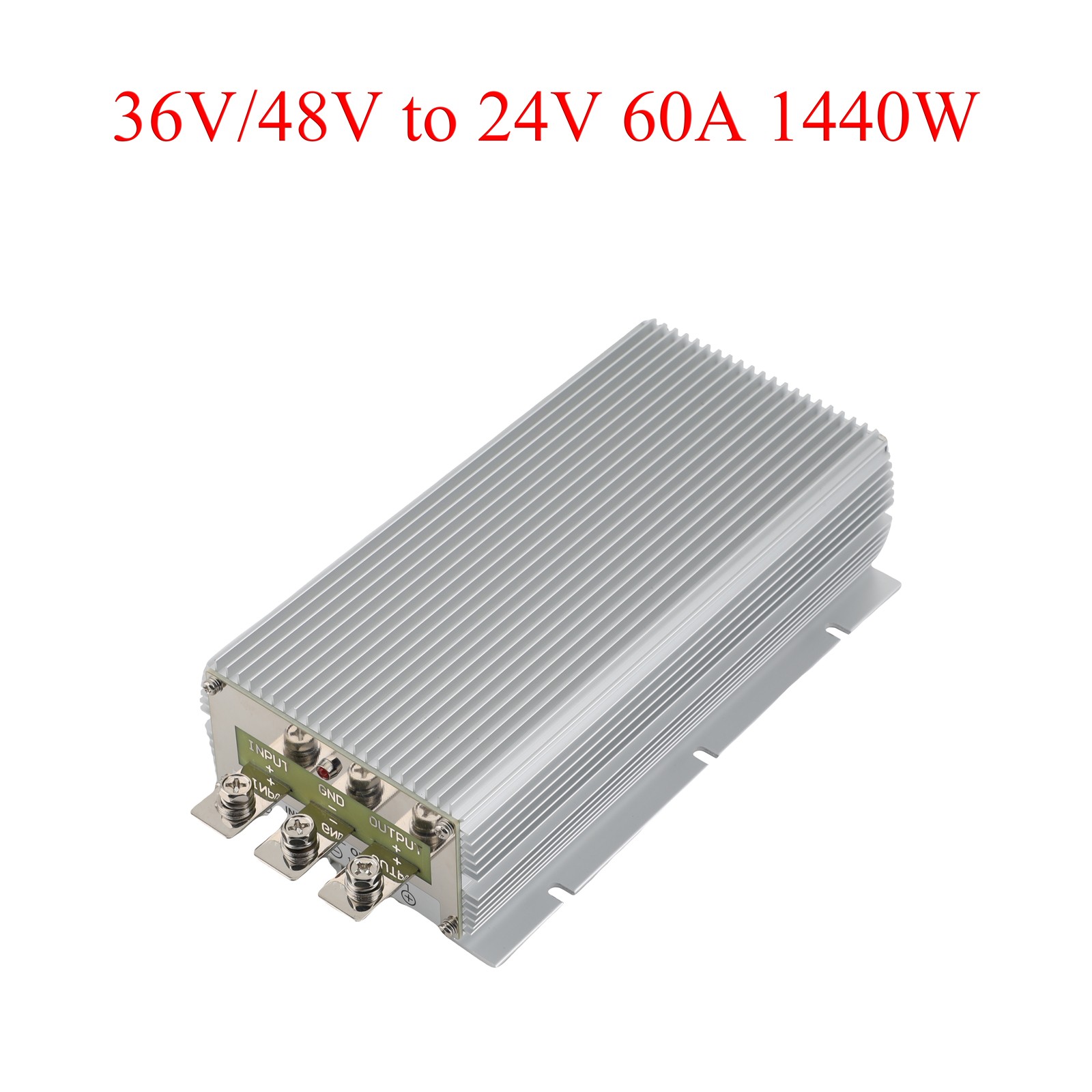60A DC Buck Converter 36V/48V to 24V Step Down Power Supply Module for Car 1440W