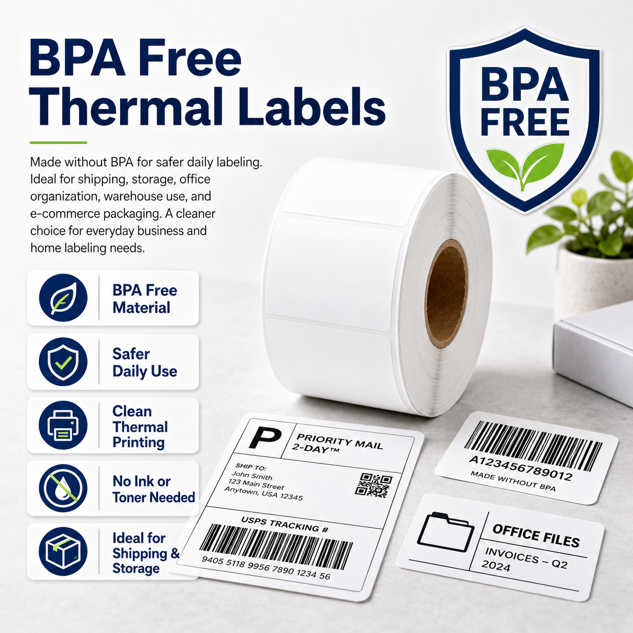30256 Shipping Label 2-5/16″ x 4″ For DYMO LabelWriter 300 310 320 330 400 450