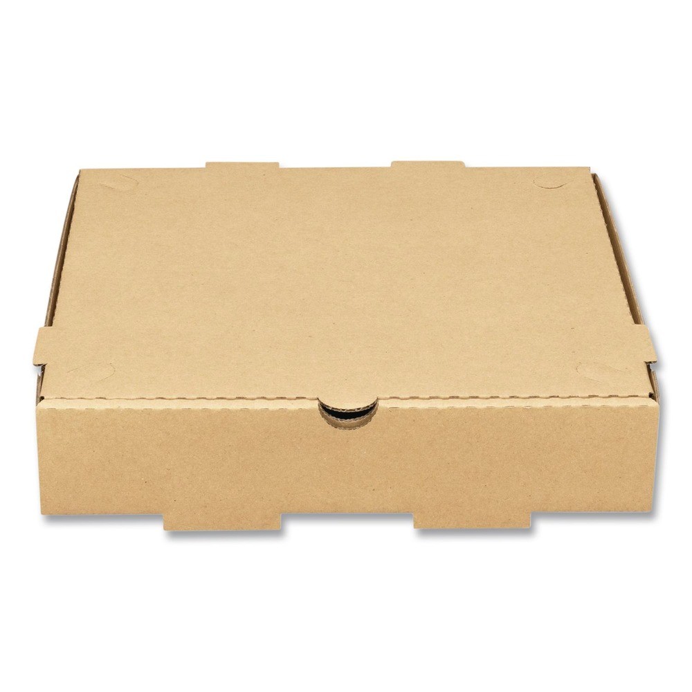 Karat FPPBF10K 10″ x 10″ x 2″ Corrugated Pizza Box – Kraft (50/Carton) New