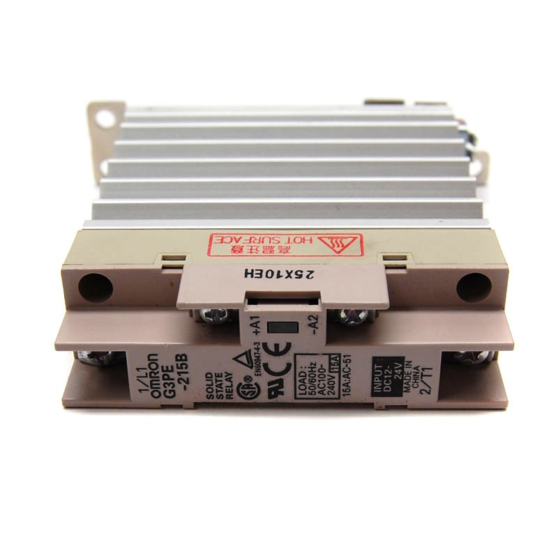 Omron G3PE-215B Solid State 15A Relay 12-24VDC Input 100-240VAC Load SSR