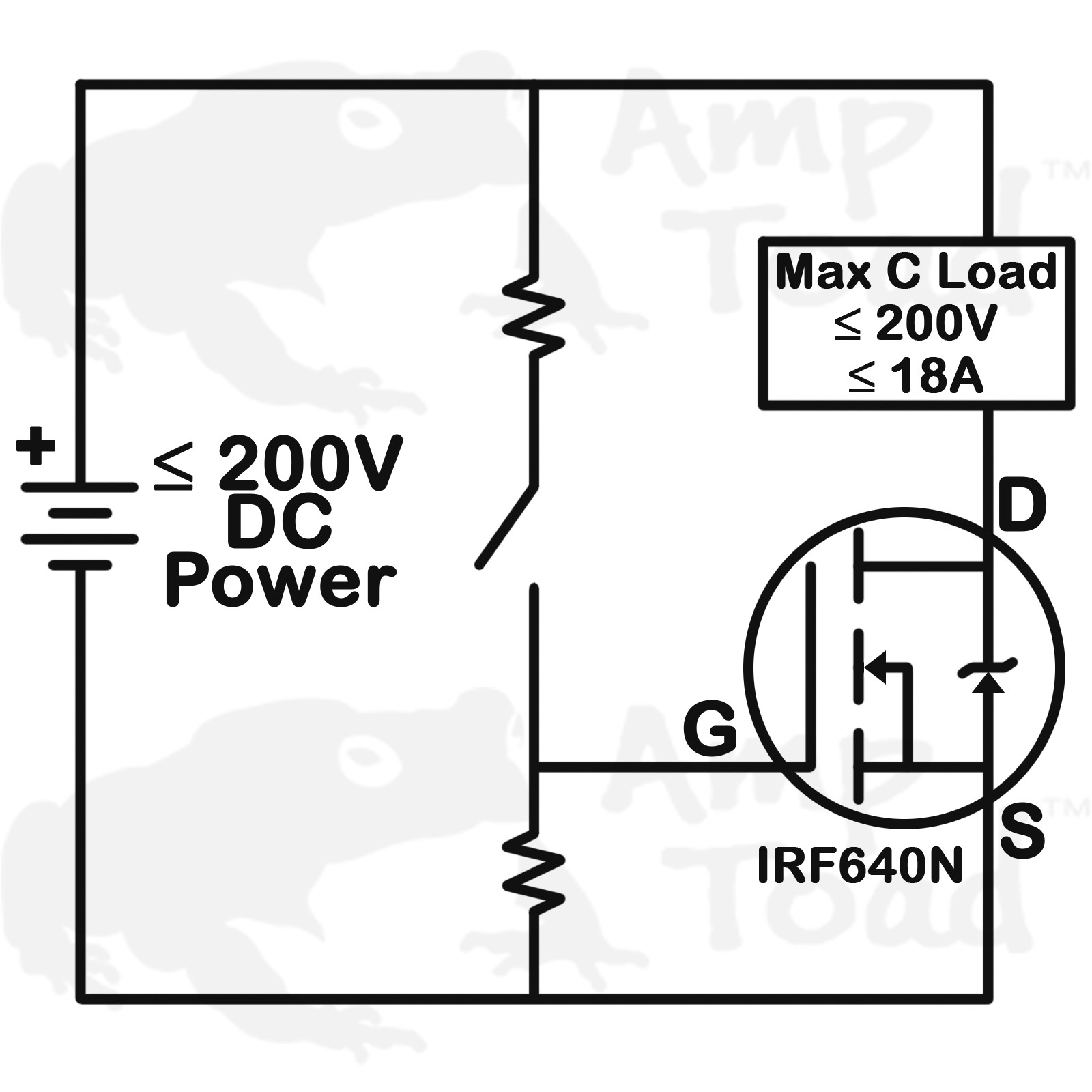 MOSFET – IRF640N 200V 18A – Transistor for Arduino Pi TT