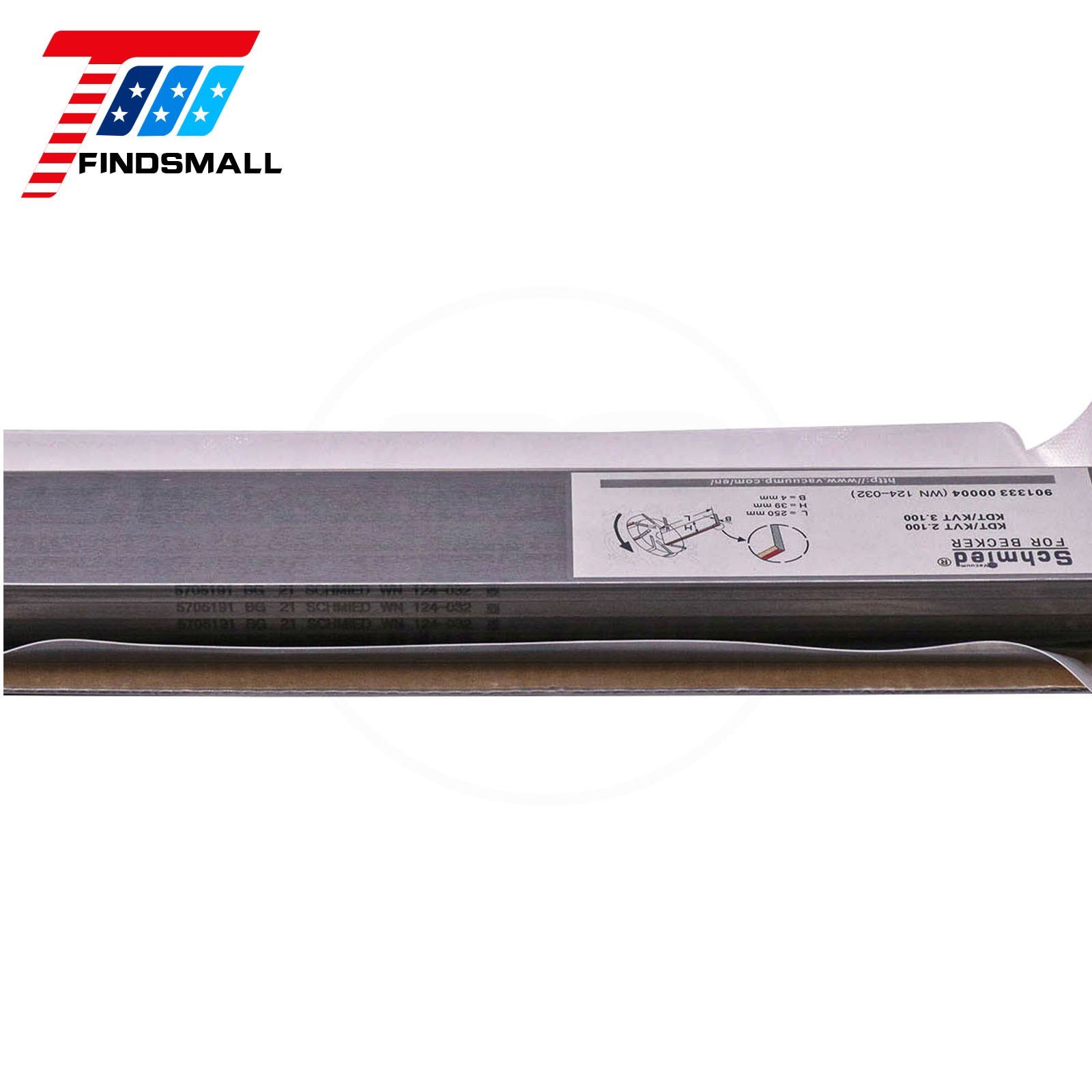4Pcs Carbon Vane WN124-032 90133300004 for Becker KDT/KVT 2.100/3.100 250*39*4mm