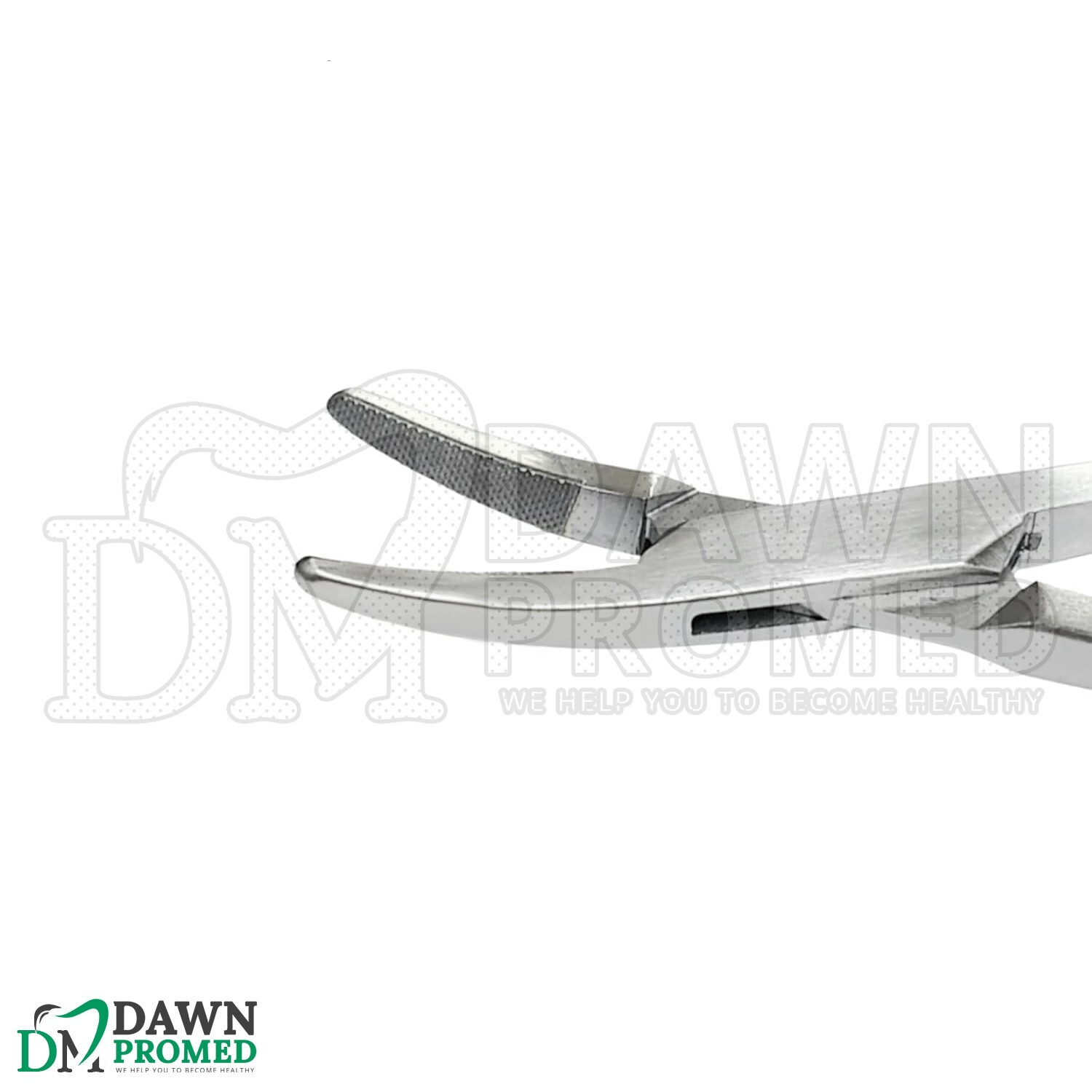 T/C Heaney Needle Holder 8″ Curved Serrated Tip Surgical OB/GYN Inst German Gr