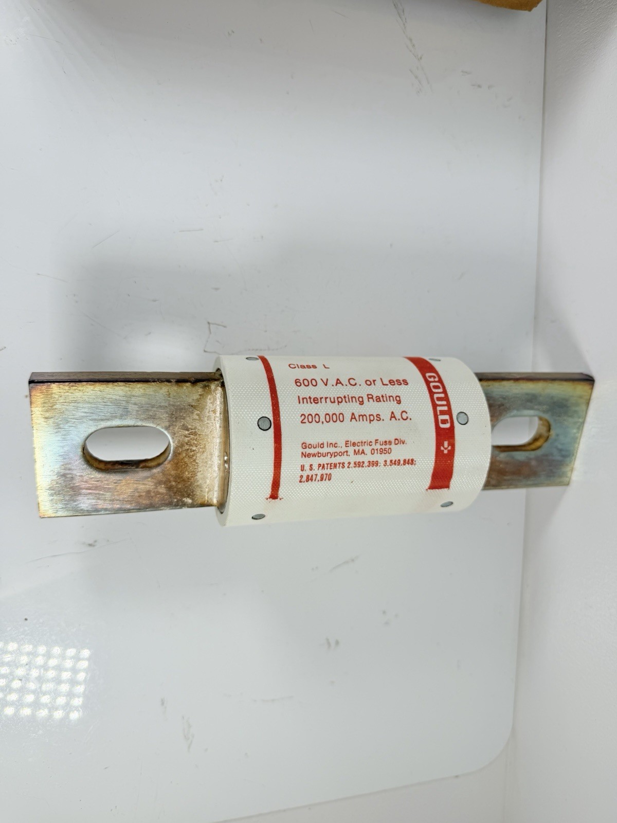GOULD Shawmut A4BY800 Fuse 600 VAC 800 Amps Class L Current Limiting