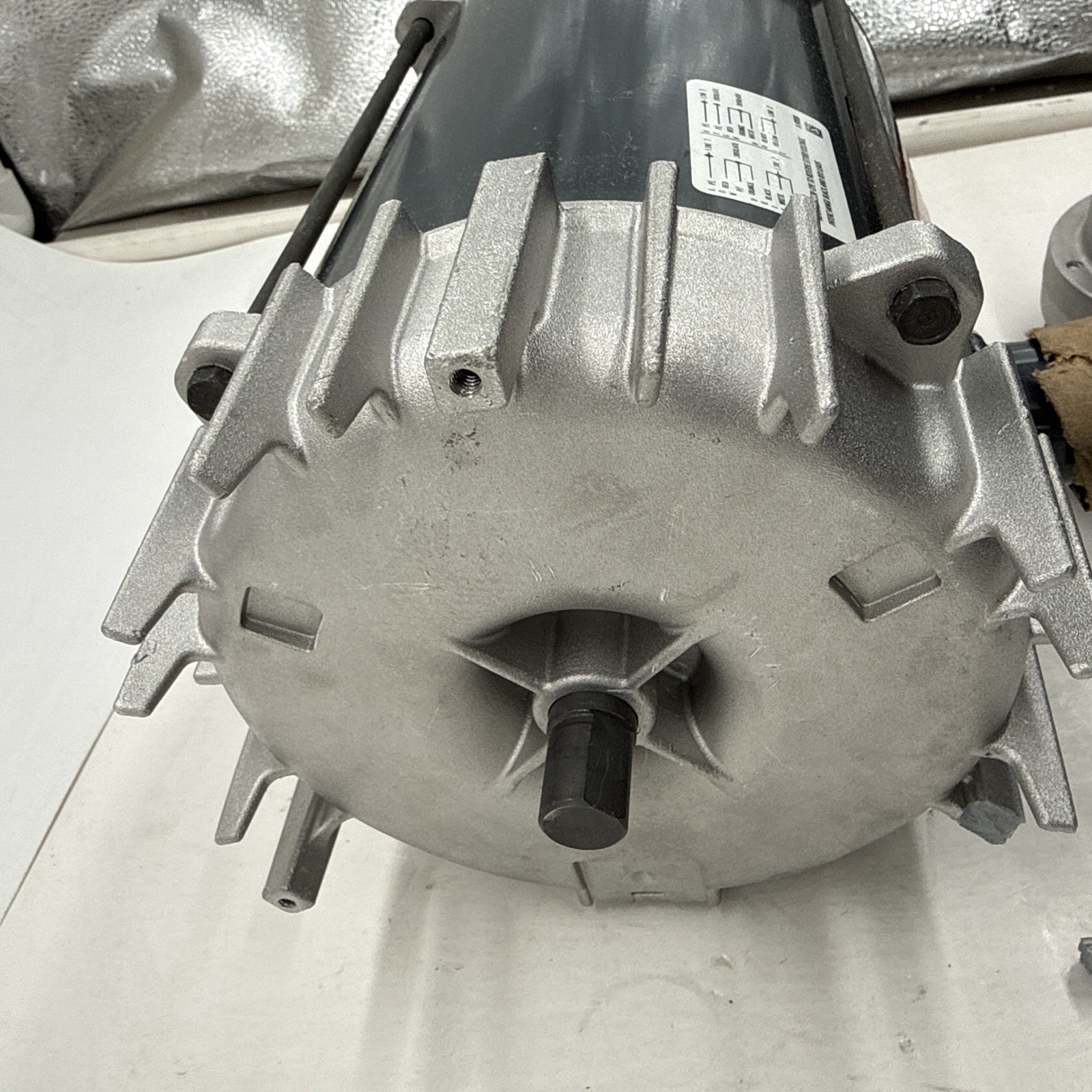 LEESON Hazardous Location Motor Class I/Class II, Rigid Base, 3/4 hp