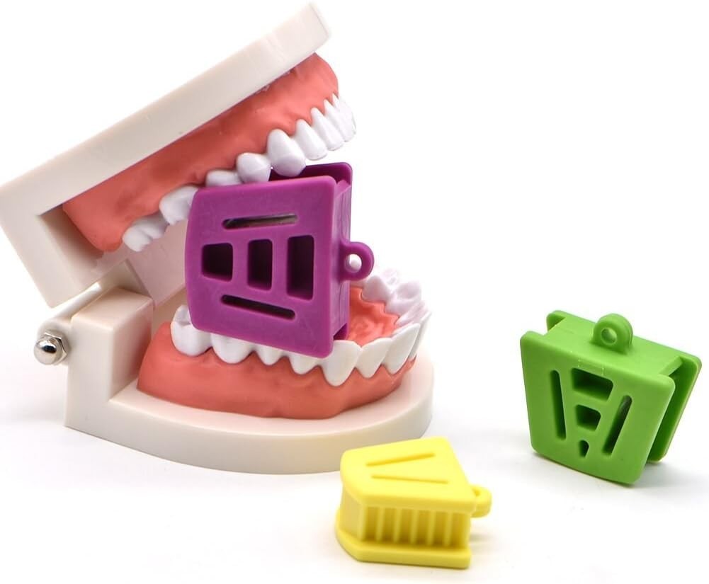 Dental Mouth Prop Orthodontic Bite Block 3 Pcs Set