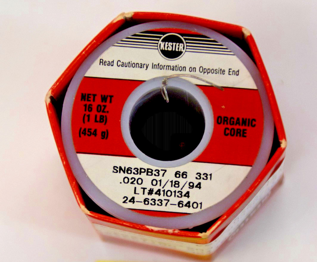 Genuine Kester 24-6337-6401 ORGANIC CORE, 0.020″ dia., 1 lb. FAST FREE SHIP