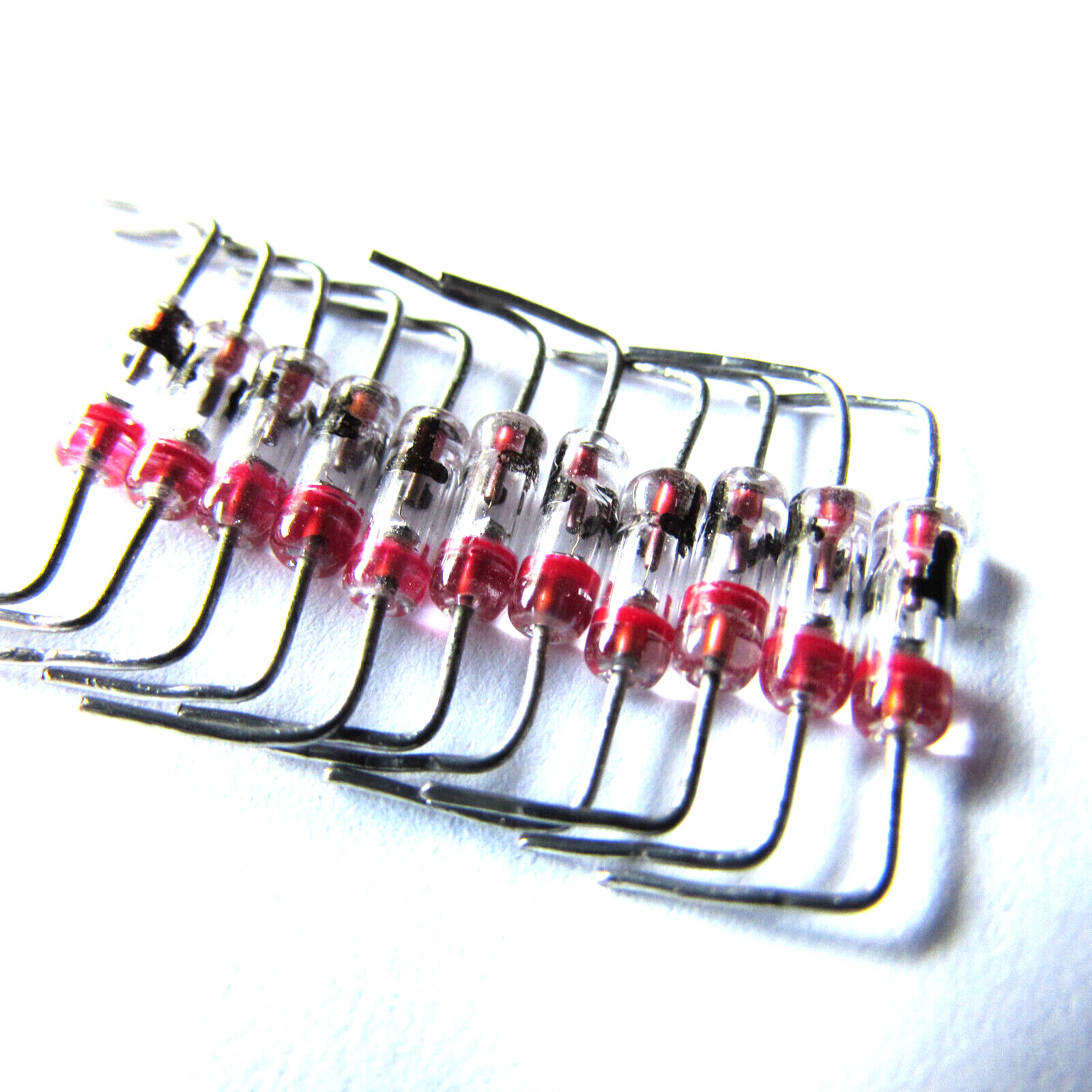 1N34 Transitron Germanium GOLD BONDED Diodes Typical 0.235 to .250V Breakdown 10