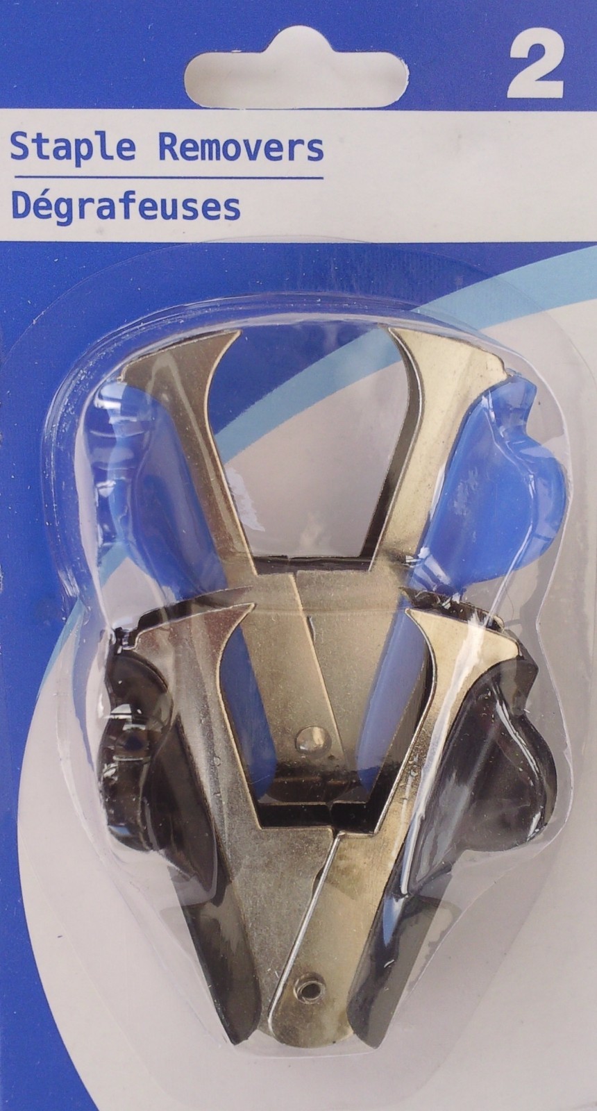 Staple Puller Pullers Removers 2/pack, SELECT: Blue & Black or Red & Black