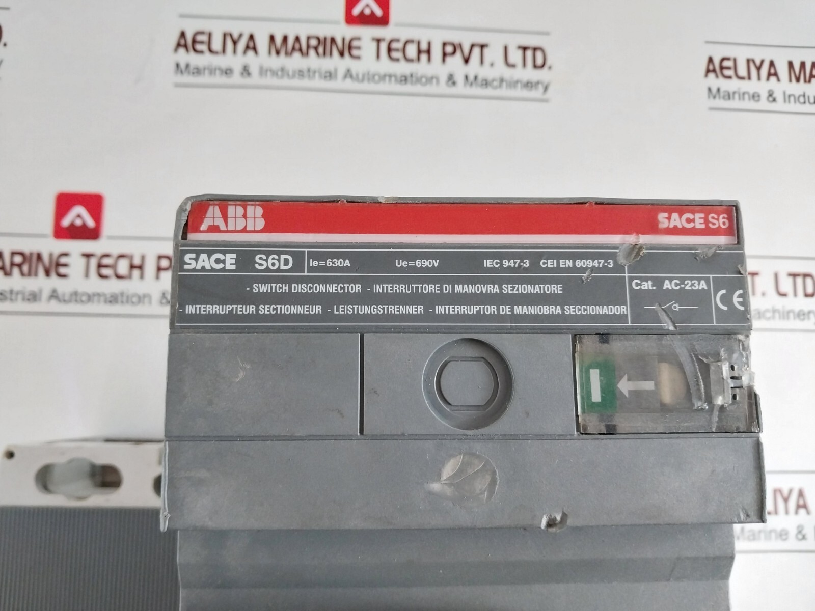 ABB SACE S6D Power Switch Disconnector 630A 690V 50/60Hz
