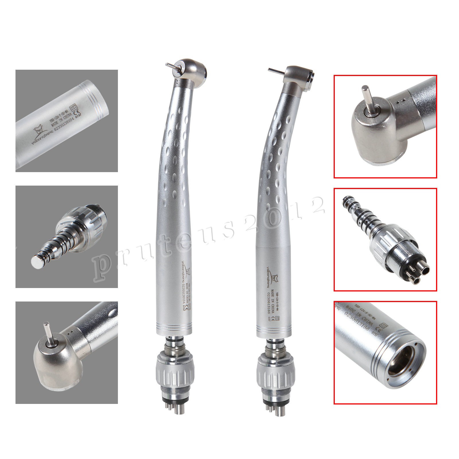 KAVO Style Dental High Speed Handpiece Turbine +4 Hole Quick Coupler 360° Swivel