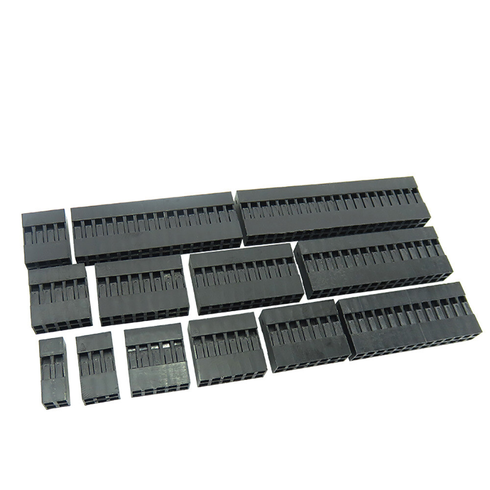 2.54mm Dupont Double Row Header Plastic Shell Housing Connector 2x2P-20P