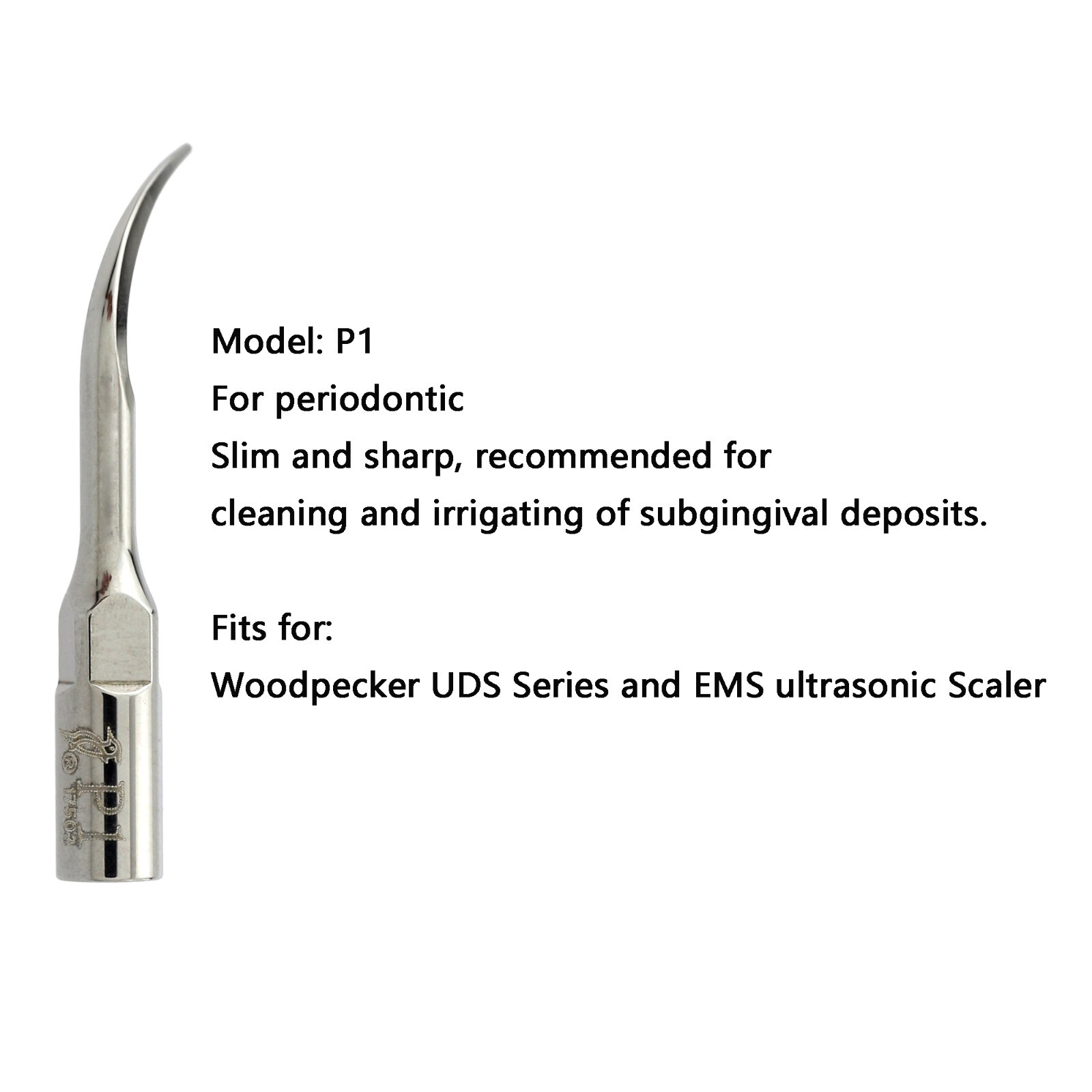 Woodpecker Dental Piezo Scaler LED Handpiece Tips G1 P1 EMS PIEZON HP-5L HW-5L