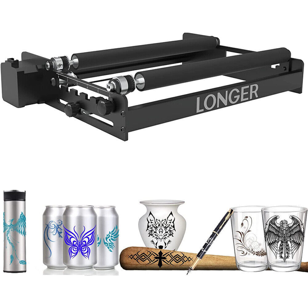 LONGER RAY5 10W W/ Roller High-Precision-Laser-Engraver and Laser Cutter Machine