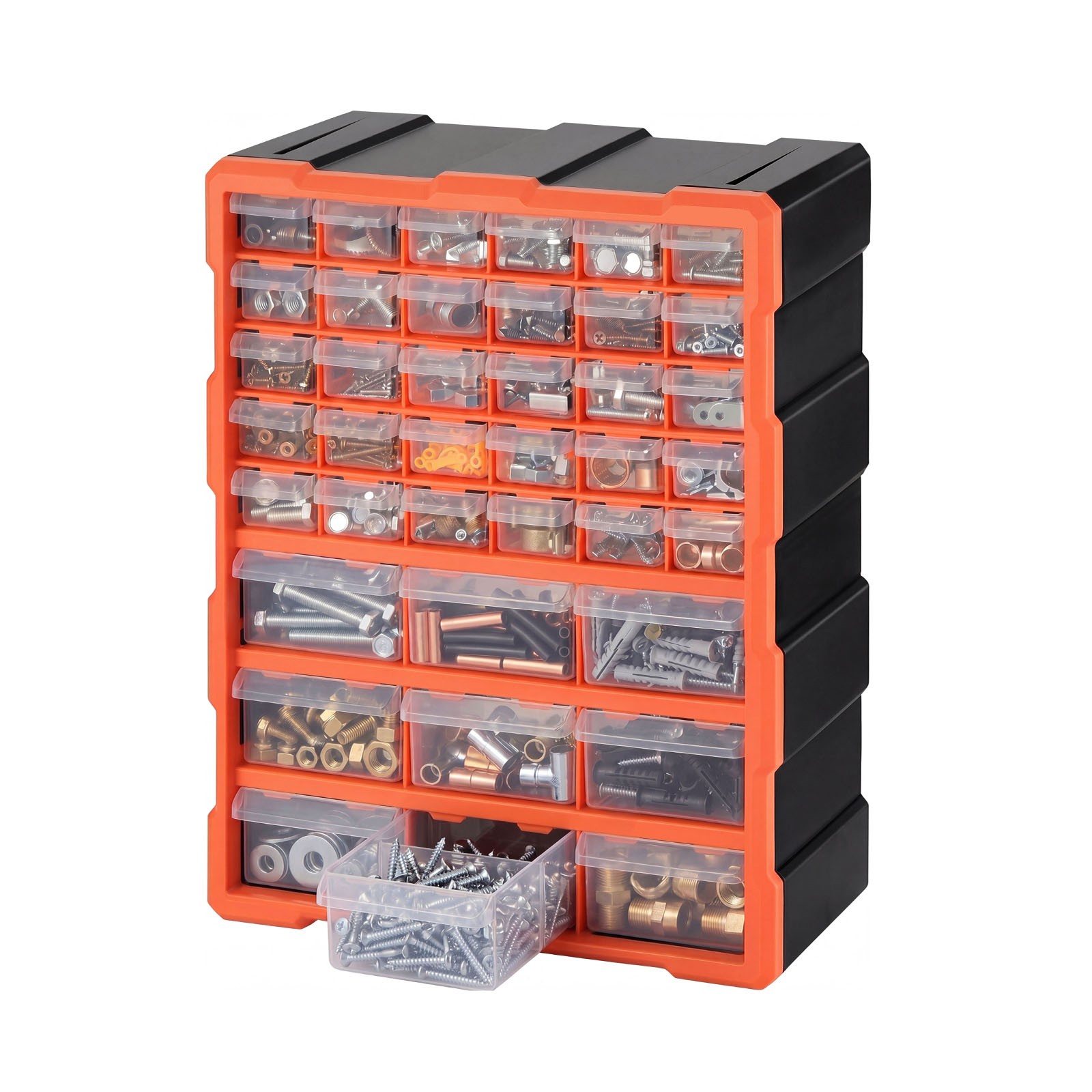 Uimoso 39-Drawer Plastic Storage Organizer Cabinet for Parts and Tools