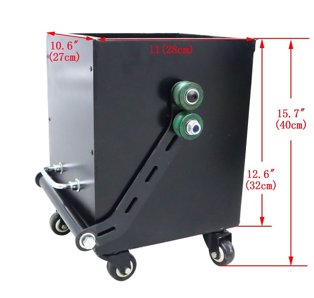 220V 5.4HP Concrete Floor Grinding Polishing Machine 16.14″Grind Wide 6pcs Head