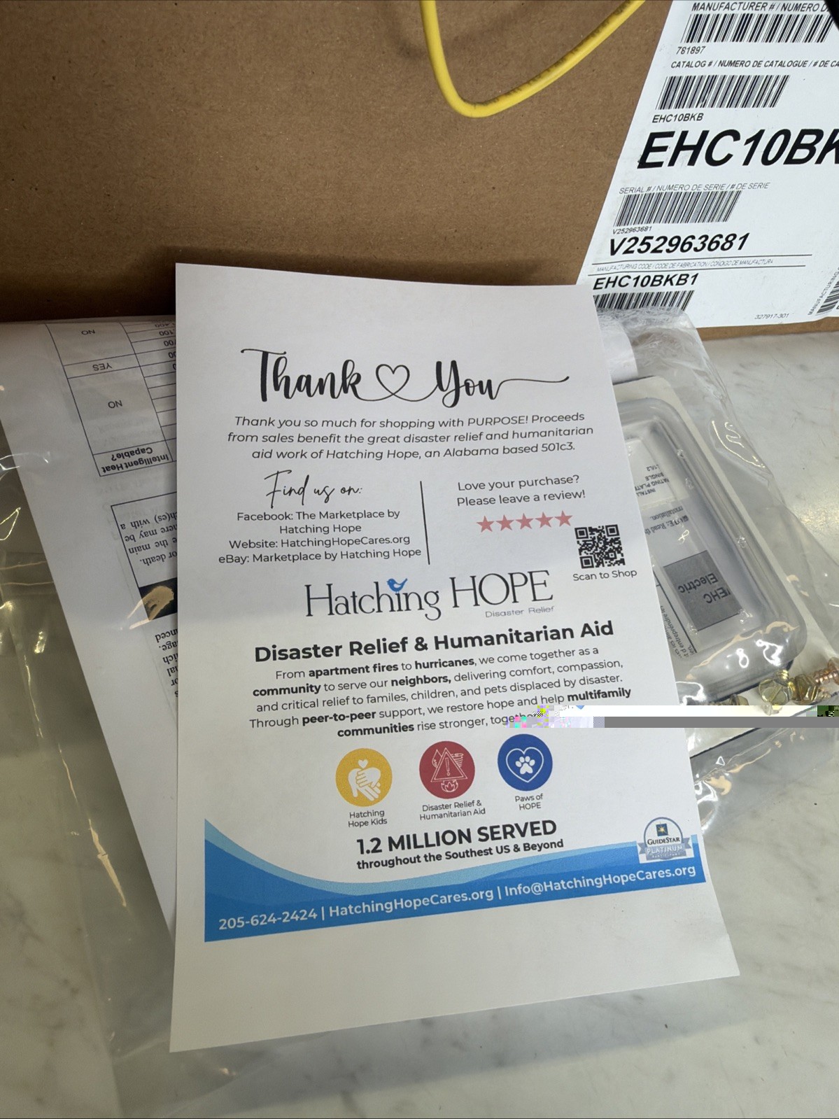 Carrier ICP EHC10BKB Air Handler Electric Heat Kit, 10KW, 230V, 1PH, w/ Breaker