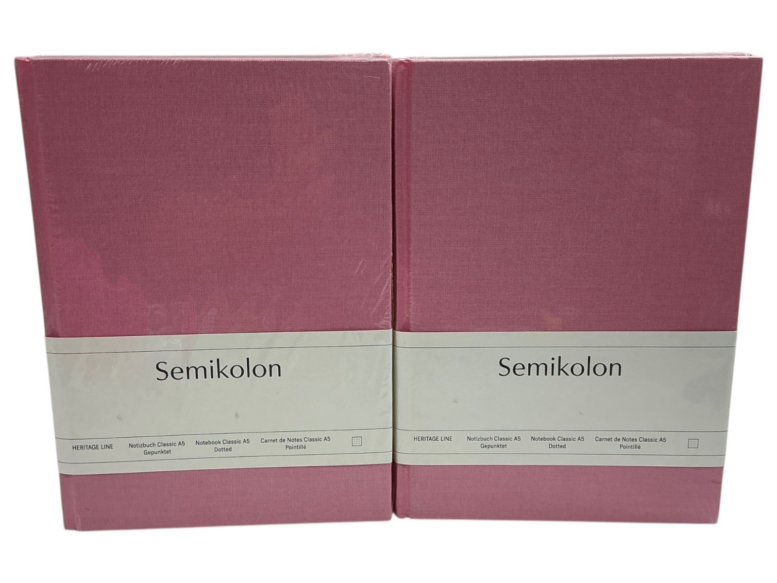 Semikolon Pink A5 Dotted Notebook Set Of 2