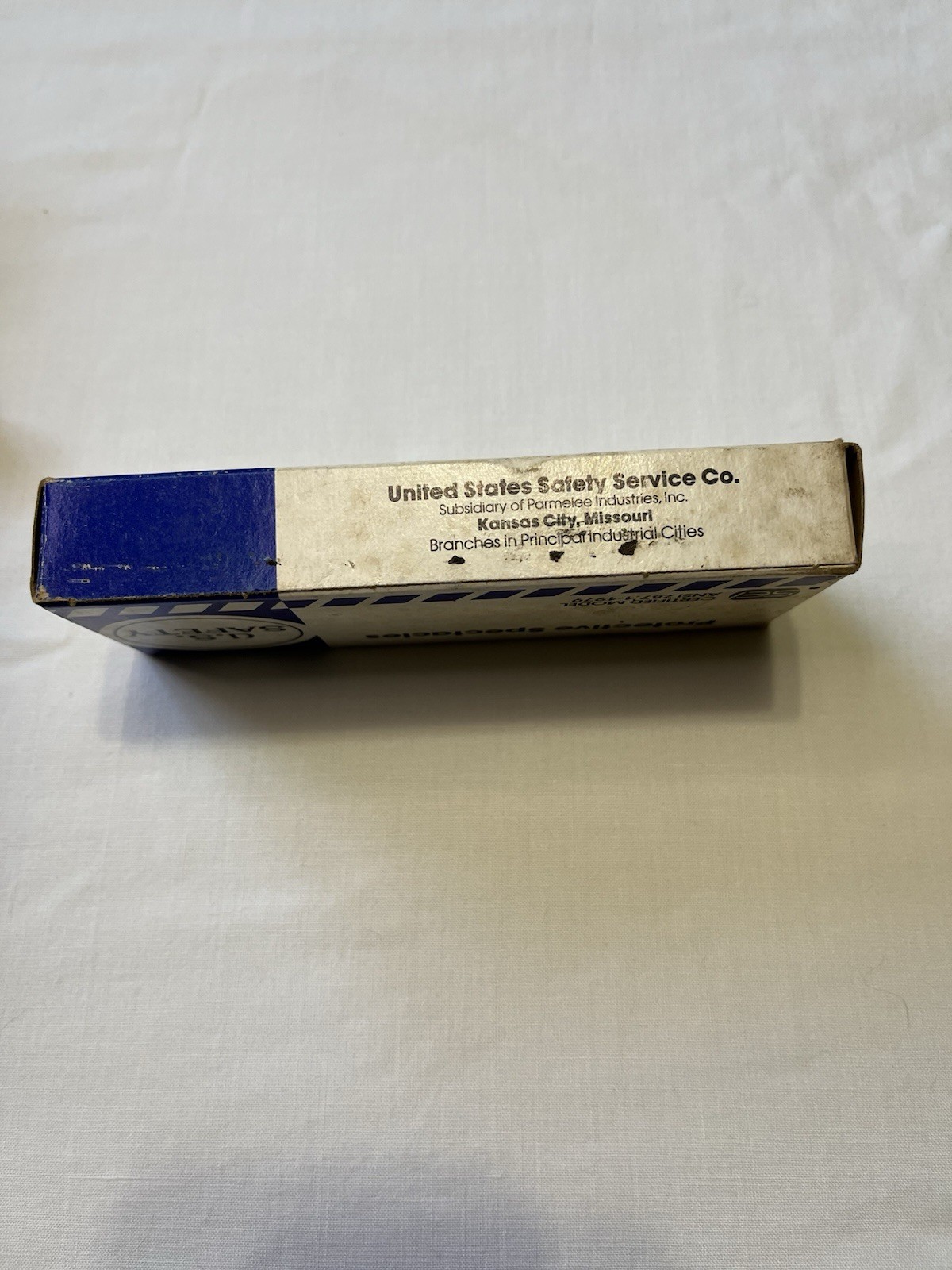 Vintage Retro U.S. Safety Protective Spectacles glasses Gray ANSI Z87.1 w/ Box