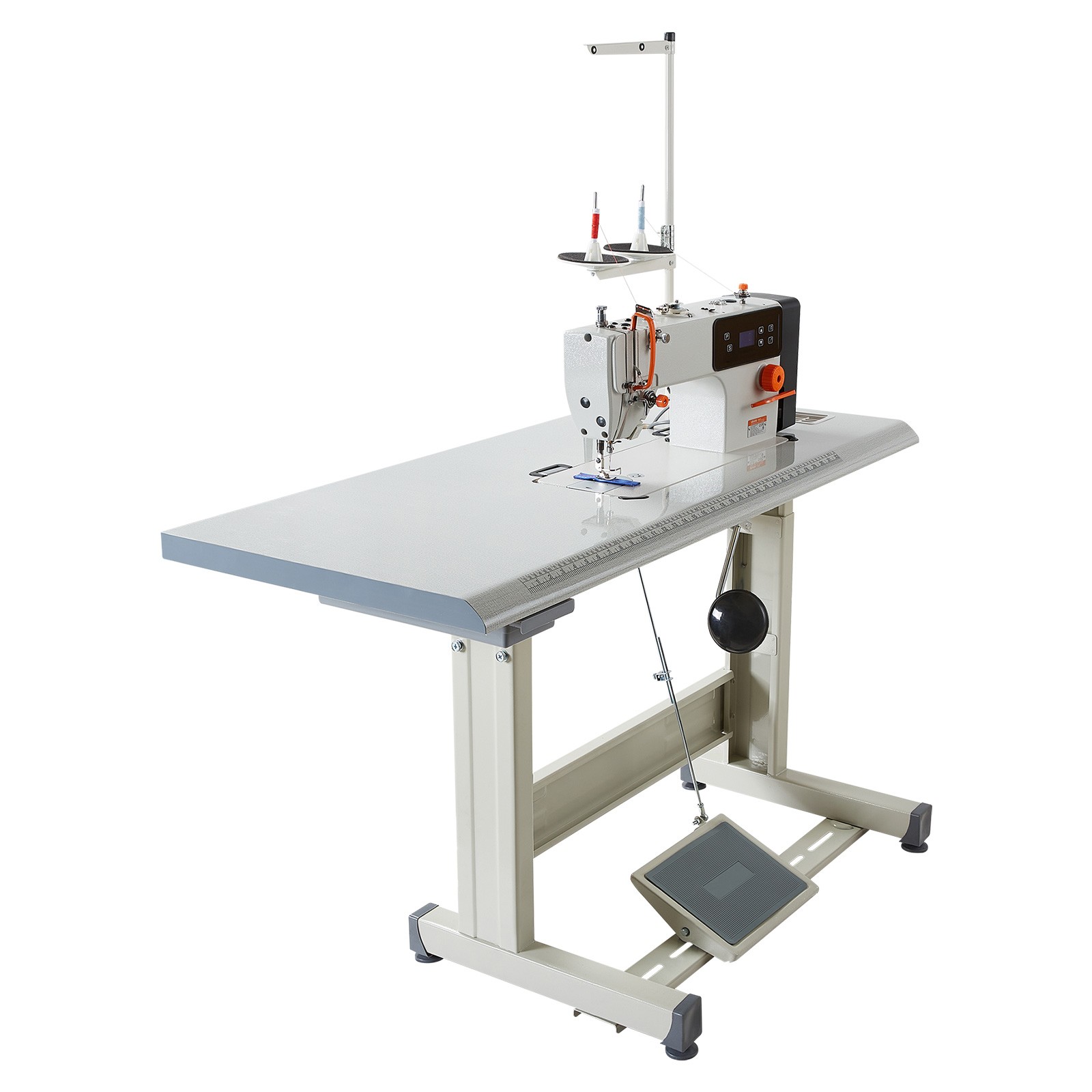 Uimoso Industrial Sewing Machine Set with Lockstitch and 550W Servo Motor