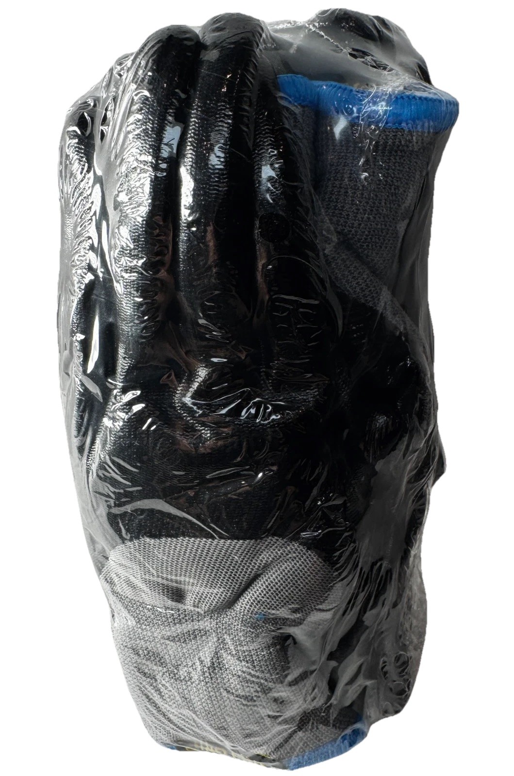 Firm Grip 3 Pair Size L Nitrile Coated Work Gloves Black