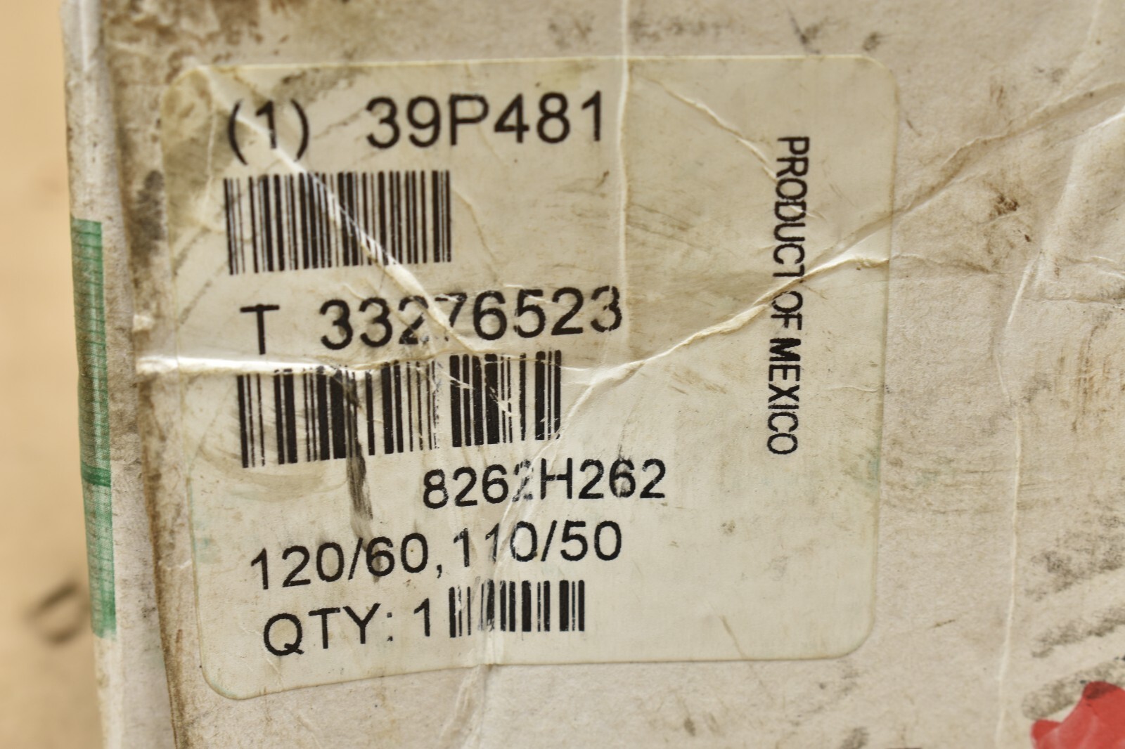 Asco Red Hat 8262H262, MP-C-080, 238610-032-D, 110/50 FT, 120/60 Solenoid Valve