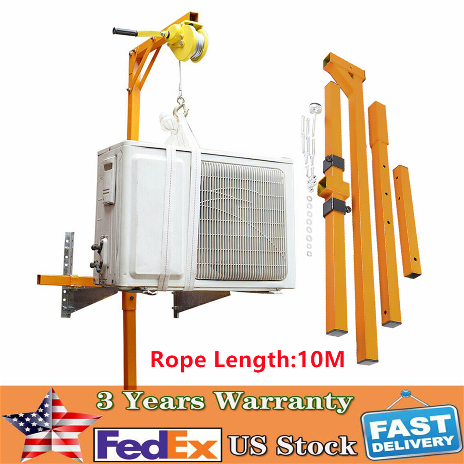 Air Conditioner Outside Installation Lifting Tool Bracket Crane Tool Stainless