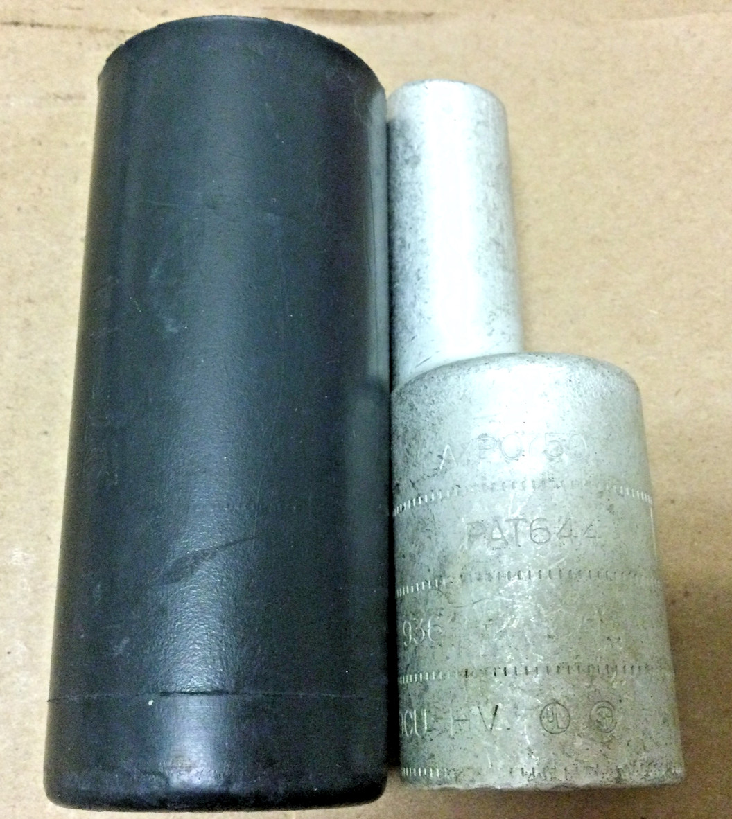 NEW, BURNDY AYPO750 700-750KCMIL COMPRESSION AL OFFSET PIN ADAPTOR, FREE SHIP